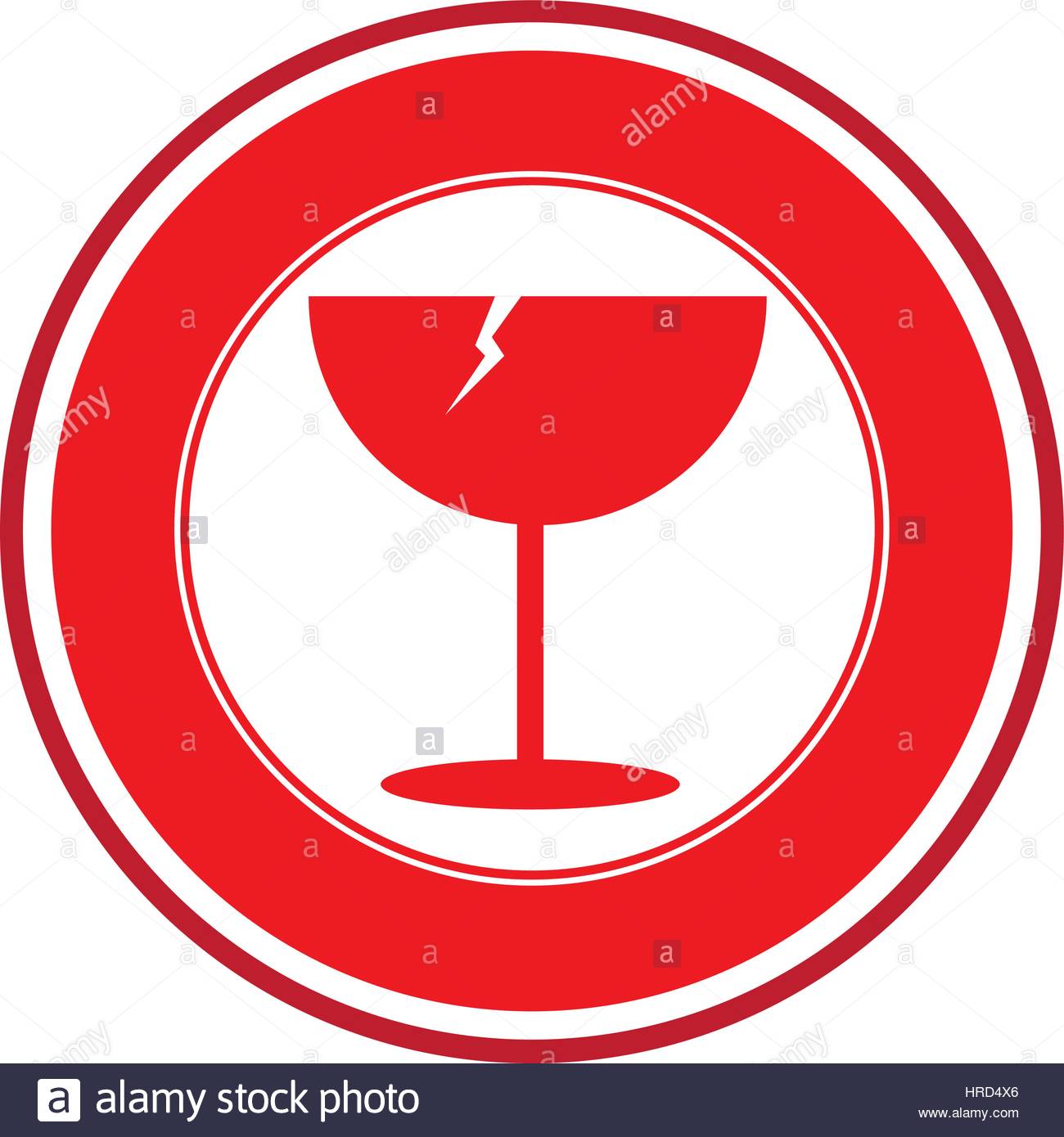 1300x1390 Red Glass Broken Emblem Icon Stock Vector Art Amp Illustration