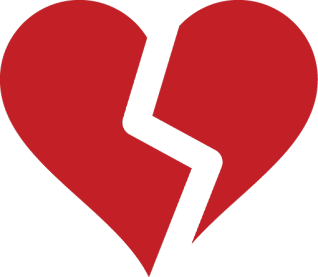 640x558 Broken Heart Clipart Open Heart