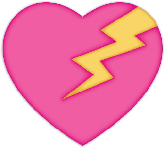 340x304 Broken Heart Clip Art