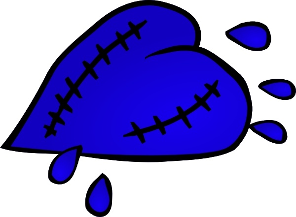 600x441 Half Broken Heart Clip Art Free Vector In Open Office Drawing Svg