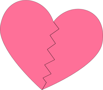 350x308 Broken Heart Clip Art