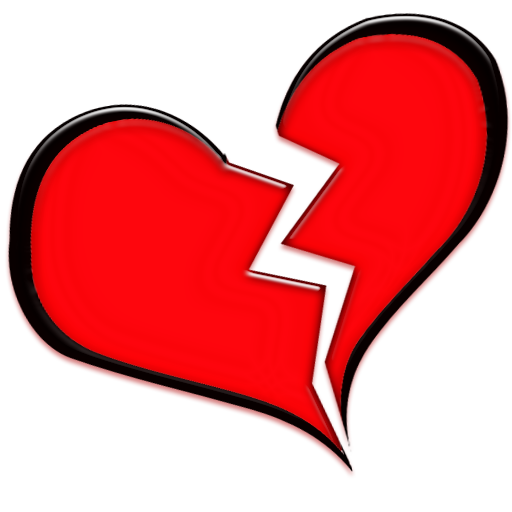 512x512 Broken Heart Clipart