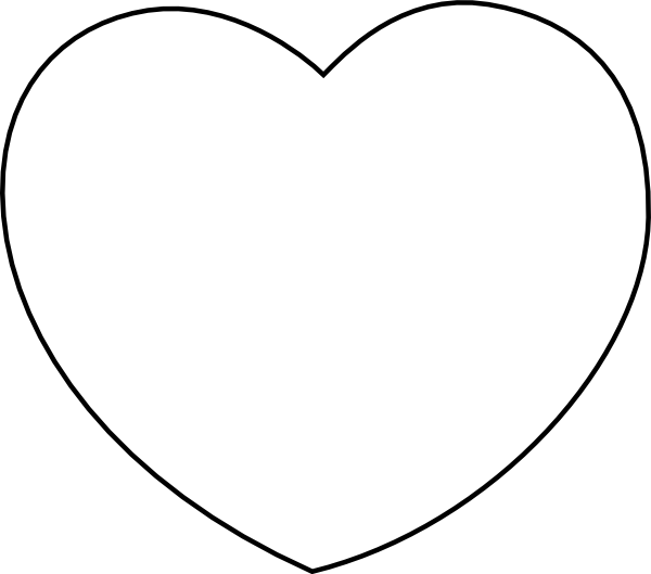 600x529 Heart White Clip Art