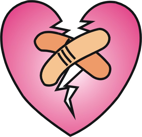 546x530 Broken Heart Clipart