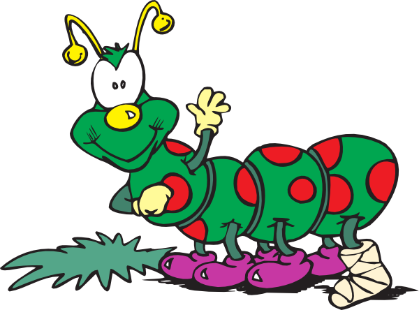 600x444 Bug With Broken Leg Clip Art