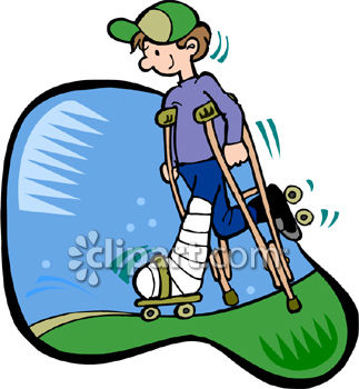 Broken Leg Cartoon Clipart | Free Download On ClipArtMag