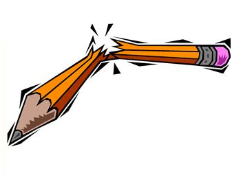 337x268 Broken Pencil Clipart