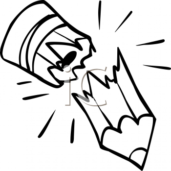 350x349 Best Broken Pencil Clip Art