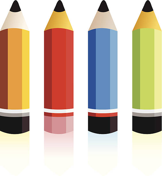 564x612 Pencil Clipart Four
