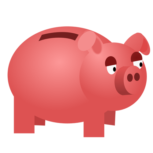 500x500 Cartoon Piggy Bank Public Domain Vectors