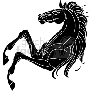 300x300 Royalty Free Bronco Horse Design 383637 Vector Clip Art Image