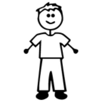 350x350 Stick Older Brother, Vinyl Car Decal,