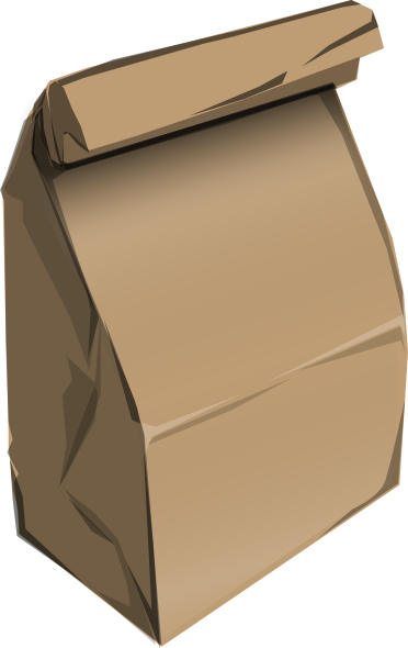 372x590 Paperbag Clip Art
