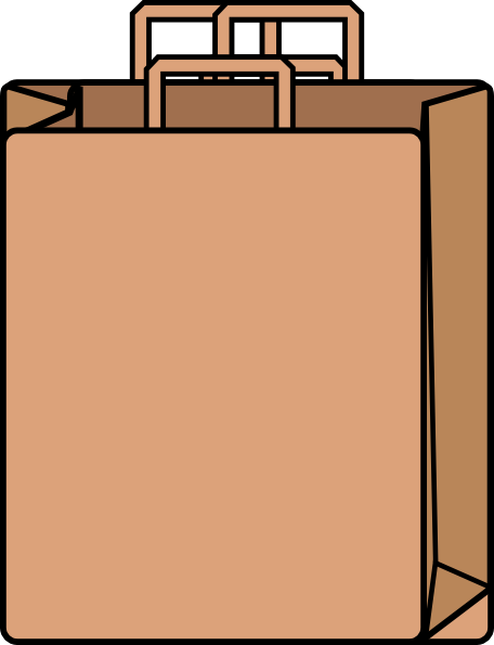 456x595 Free Lunch Bag Clipart Image