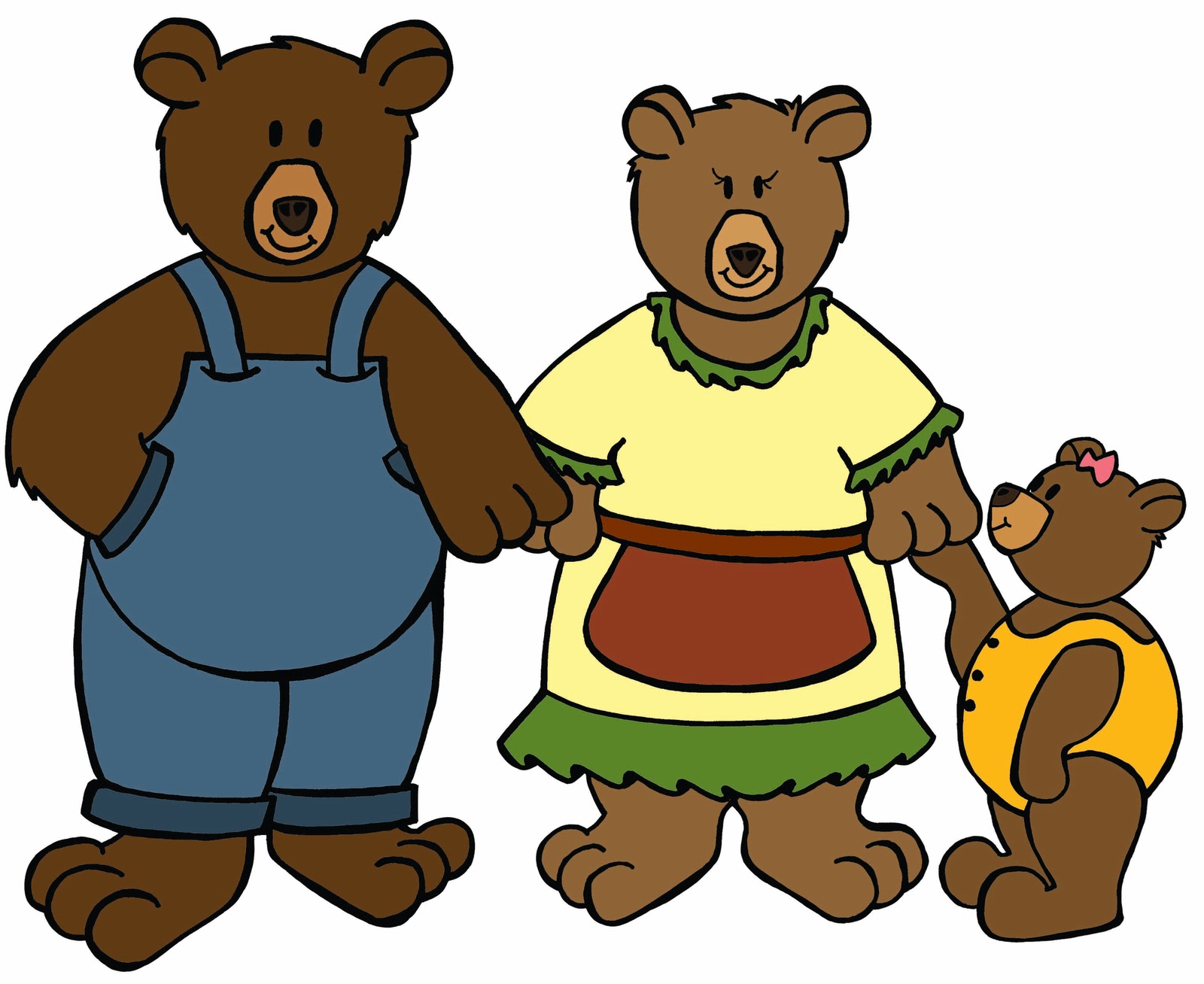 1600x1308 Brown Bear Clipart 3 Bears