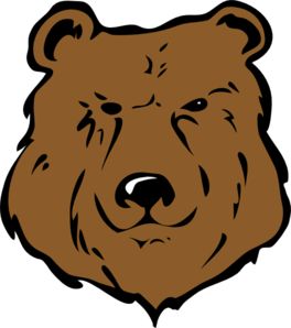 264x298 Brown Bear Head Drawing Clip Art Logo Brown Bear