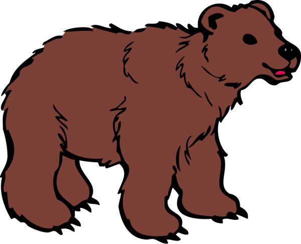 600x487 Brown Bear Clip Art Cwemi Images Gallery