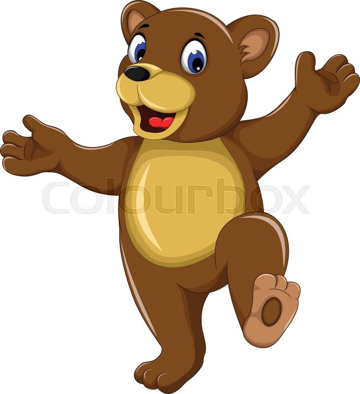 731x800 Brown Bear Clipart Happy Bear
