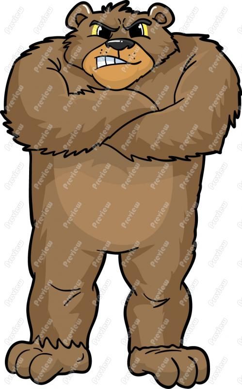499x800 Brown Bear Clipart Mean