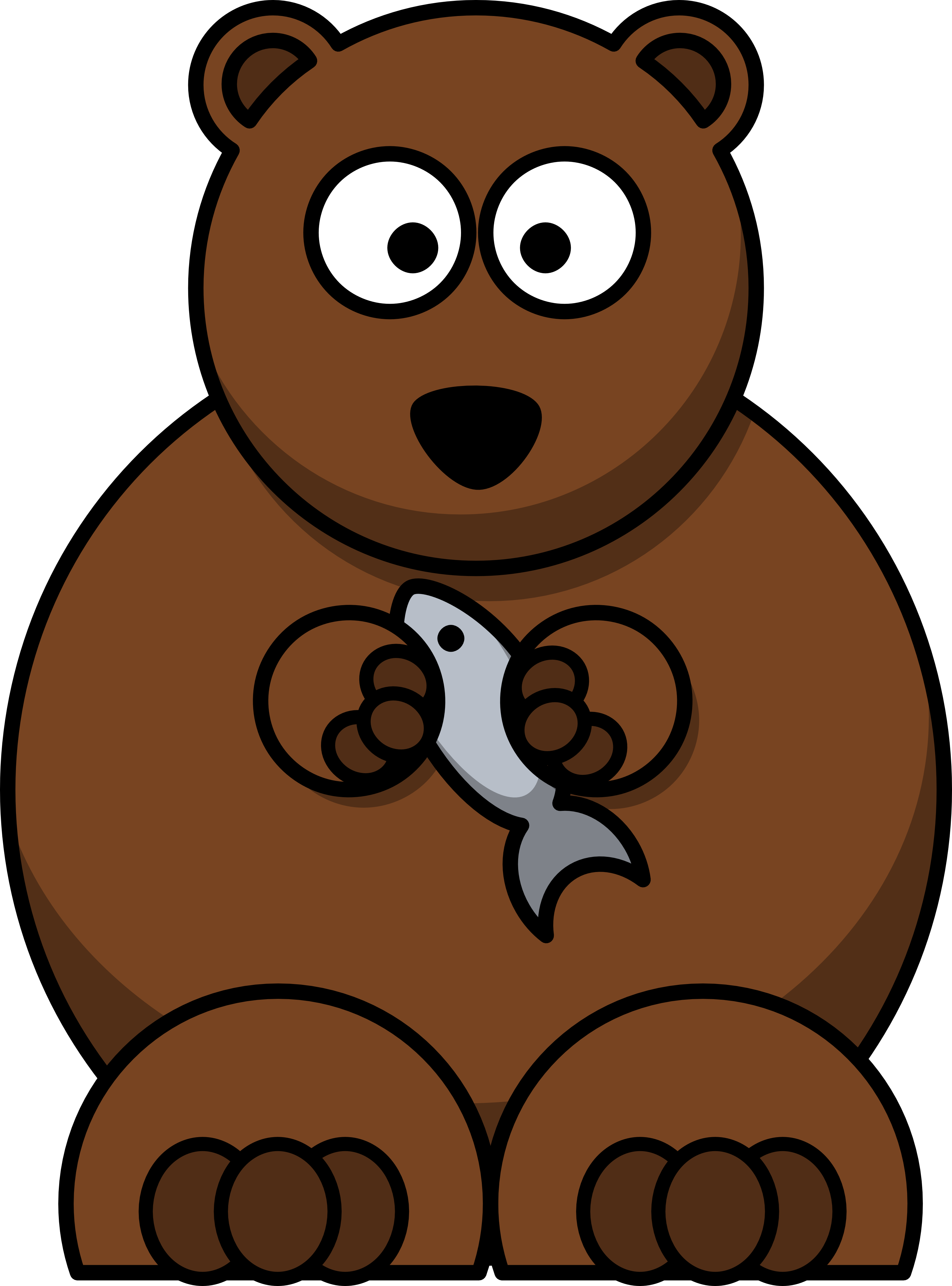 3333x4501 Cartoon Brown Bear