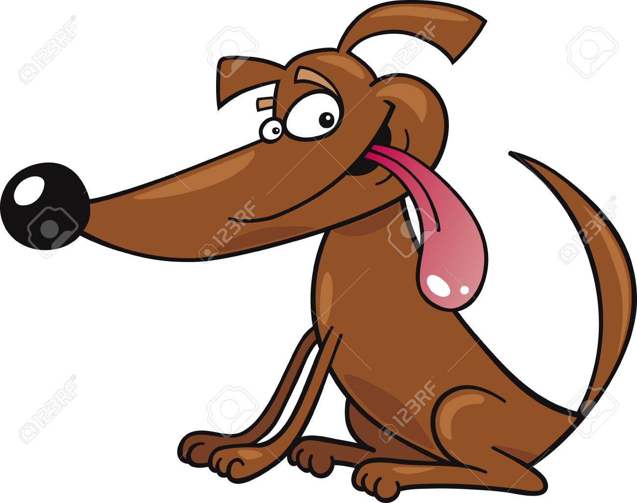 Brown Dog Clipart