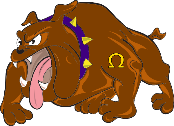 600x437 Brown Watch Dog Clip Art