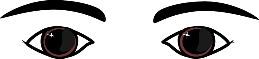 830x189 Brown Eyes Clipart