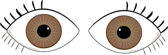 571x188 Brown Eyes Clip Art Image Clipart Panda