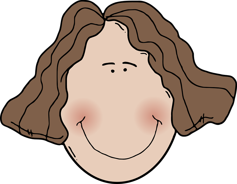 927x720 Brown Hair Clipart Mom Face