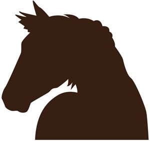 300x281 Best Horse Silhouette Ideas Horse Stencil