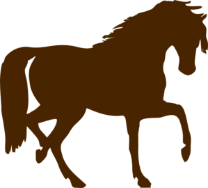 299x270 Brown Horse Clip Art