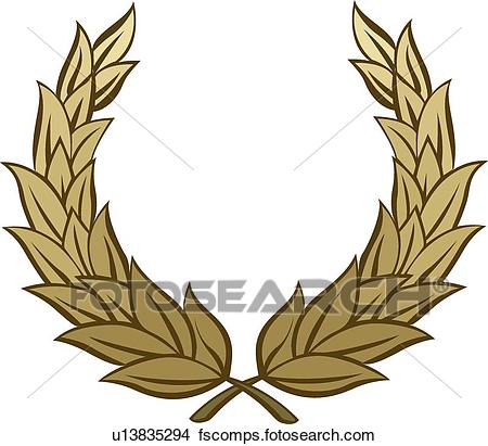 450x411 Clipart Of Brown Leaf Branches U13835294