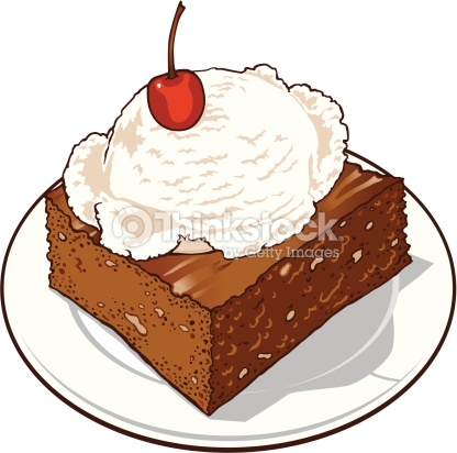 416x412 Brownie Clipart Ala Mode