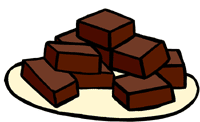 200x122 Brownies Clipart