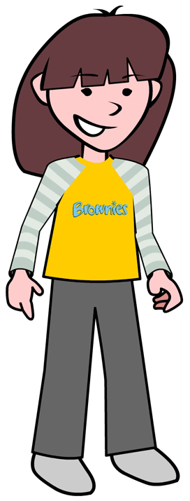 272x715 Illustration Of Girlguiding Clipart Clipartmonk