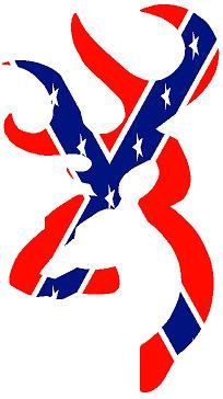 204x364 Rebel Flag Browning Logo Collection
