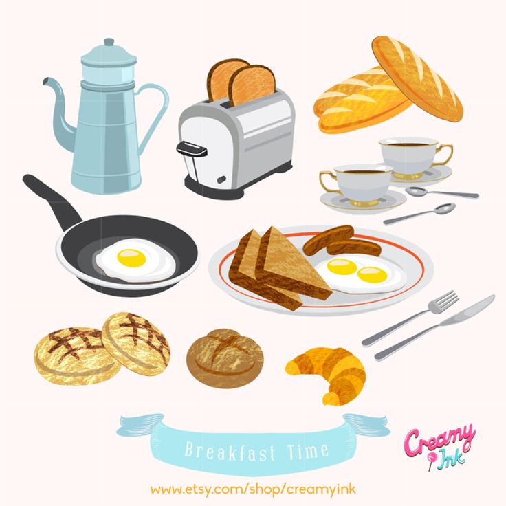 736x736 Brunch Food Clipart
