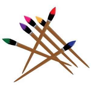 300x300 Paintbrush Paint Brush Clip Art Hostted