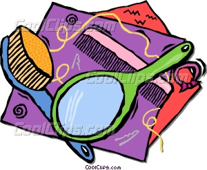 300x246 Hair Brush Vector Clip Art