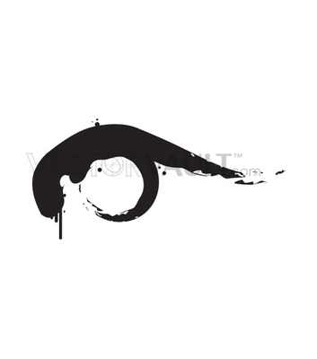 353x400 Buy Vector Brushstroke Eye Royalty Free Illustration