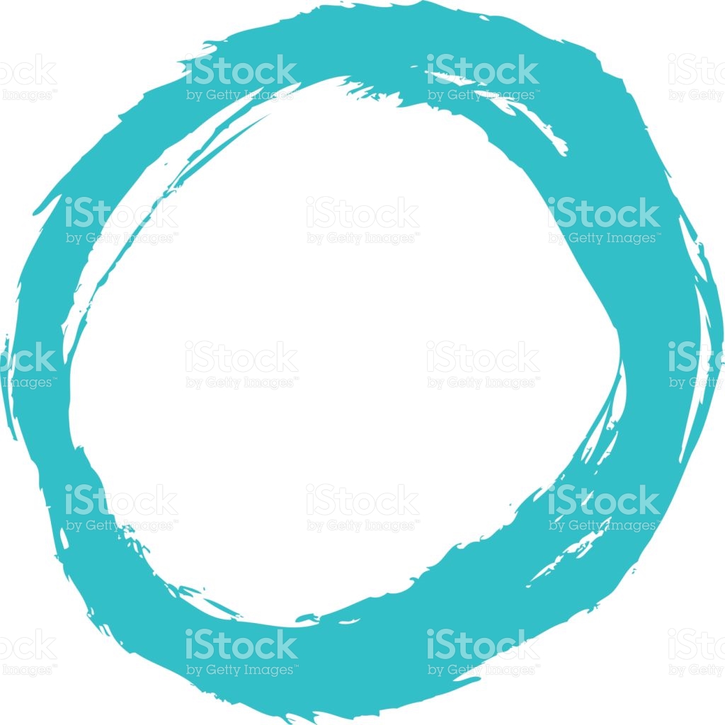 1024x1024 Circle Clipart Brush Stroke