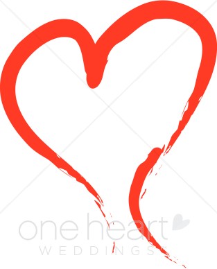 313x388 Red Heart Brushstroke Clipart Heart Clipart