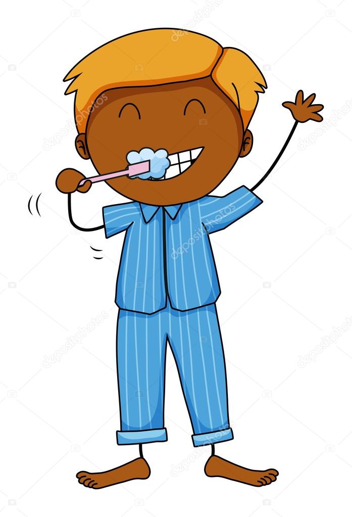 697x1023 Brushing Teeth Stock Vector Interactimages