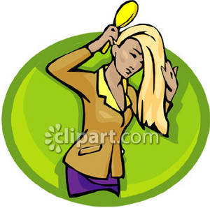 300x298 Brushing Hair Clipart Clipart Panda