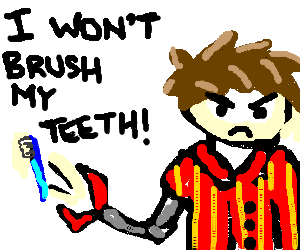 300x250 Not Brushing Your Teeth.