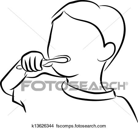 450x422 Drawings Of Brushing Teeth K13626344