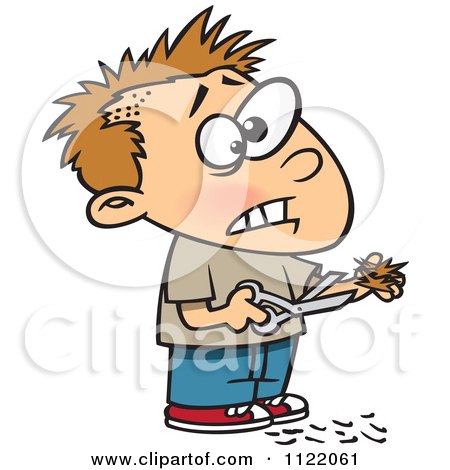 450x470 Royalty Free (Rf) Clip Art Illustration Of A Cartoon Man Combing