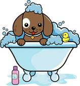 158x170 Bubble Bath Clip Art