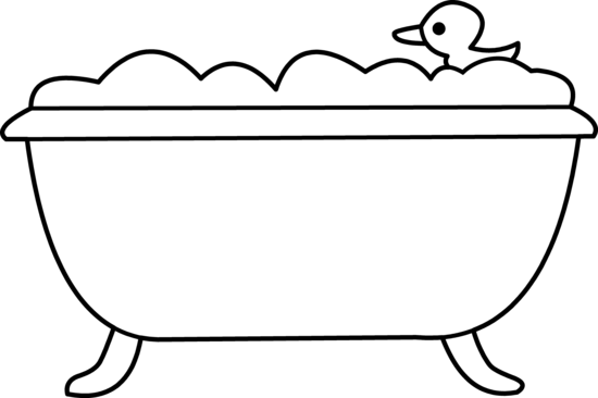 550x366 Image Of Bath Clipart