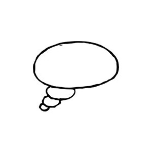 300x300 Free Clip Art Thought Bubble Clipart Image